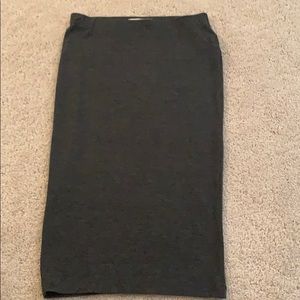 Grey Pencil Skirt | F21